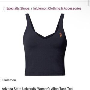 ASU Lululemon Align Tank